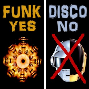 Funk Yes, Disco No on Spotify